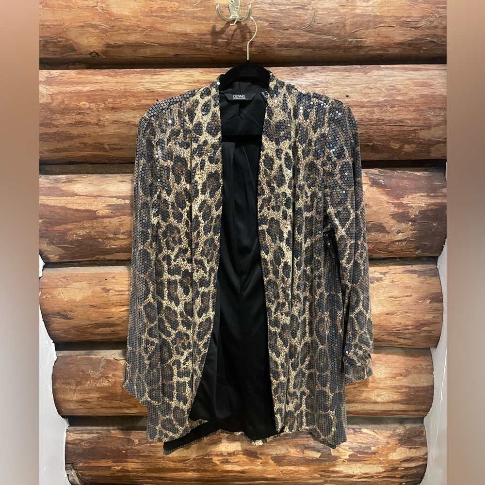 🤎Beautiful Dennis Basso L Open Blazer
